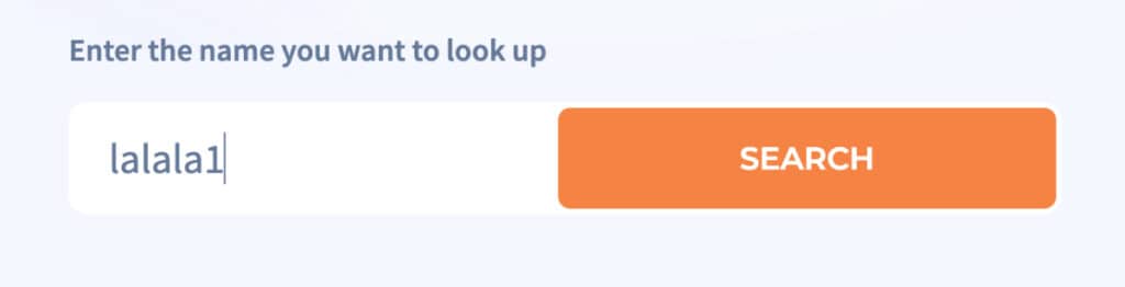 scannero username search