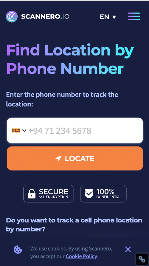 sri lanka tracker scannero